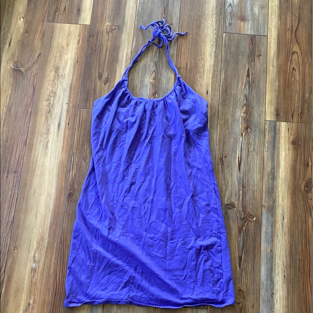 Purple Halter Dress